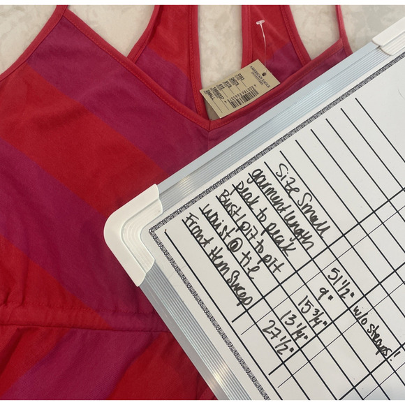 NEW American Eagle Fuchsia/Red Striped Maxi Dress Women’s Sz S Knit Boho Beach - Picture 10 of 13